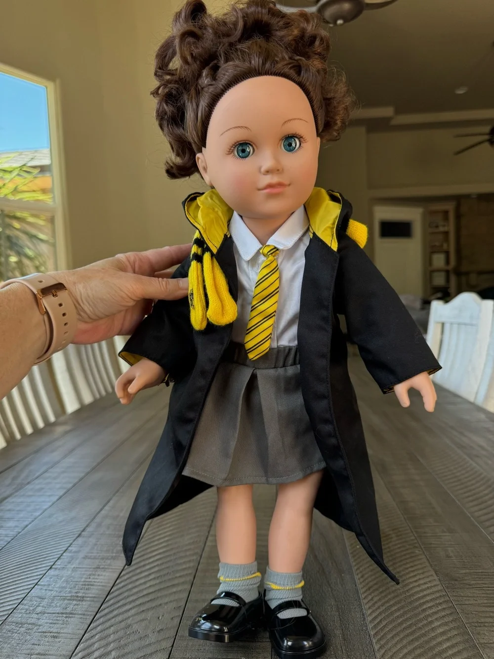 My Life As Harry Potter Wizarding Hufflepuff Posable 18-inch Doll